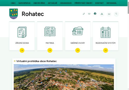 Zobrazit webové stránky Obecní úřad Rohatec