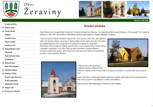 Zobrazit webové stránky Obecní úřad Žeraviny