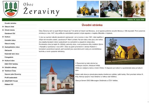 Zobrazit webové stránky Obecní úřad Žeraviny