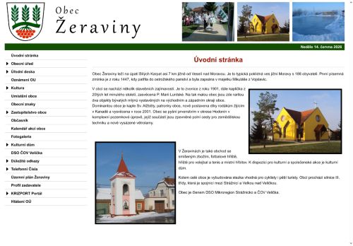 Zobrazit webové stránky Obecní úřad Žeraviny
