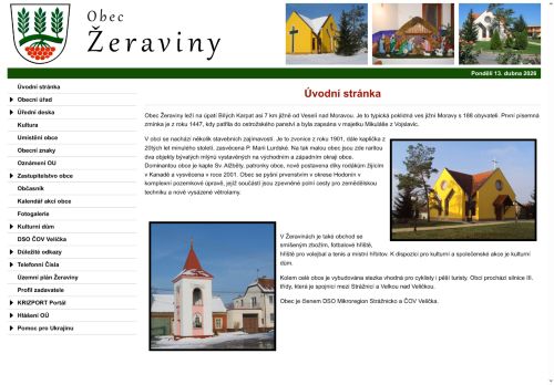 Zobrazit webové stránky Obecní úřad Žeraviny