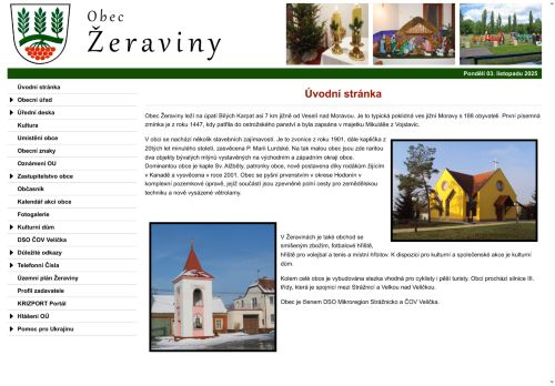 Zobrazit webové stránky Obecní úřad Žeraviny