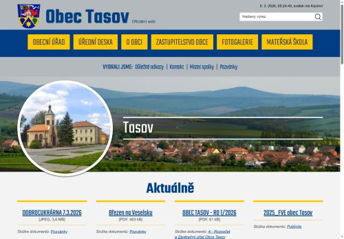 Zobrazit webové stránky Obecní úřad Tasov