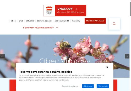 Zobrazit webové stránky Obecní úřad Vnorovy
