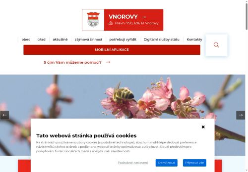 Zobrazit webové stránky Obecní úřad Vnorovy
