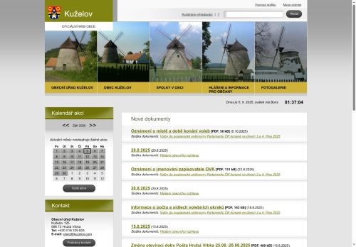 Zobrazit webové stránky Obecní úřad Kuželov