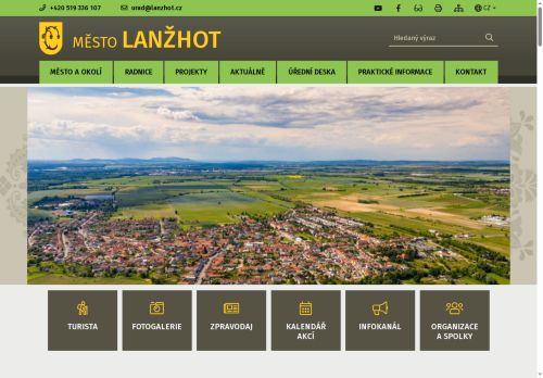 Zobrazit webové stránky Městský úřad Lanžhot