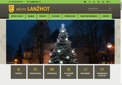 Zobrazit webové stránky Městský úřad Lanžhot
