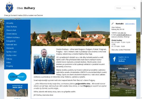 Zobrazit webové stránky Obecní úřad Bulhary