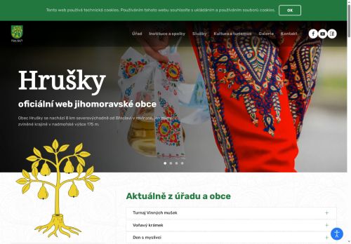 Zobrazit webové stránky Obecní úřad Hrušky