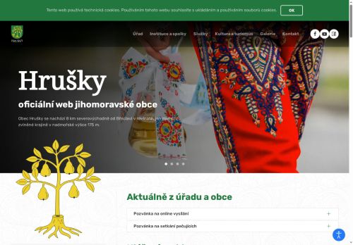Zobrazit webové stránky Obecní úřad Hrušky