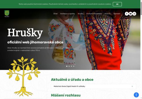 Zobrazit webové stránky Obecní úřad Hrušky