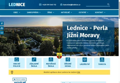Zobrazit webové stránky Obecní úřad Lednice