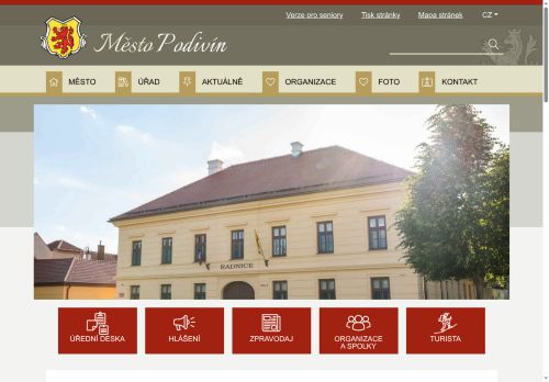 Zobrazit webové stránky Městský úřad Podivín