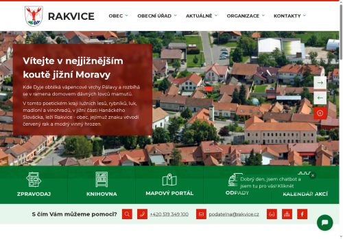 Zobrazit webové stránky Obecní úřad Rakvice
