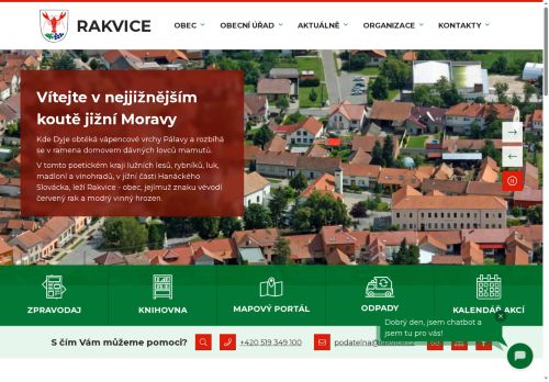 Zobrazit webové stránky Obecní úřad Rakvice