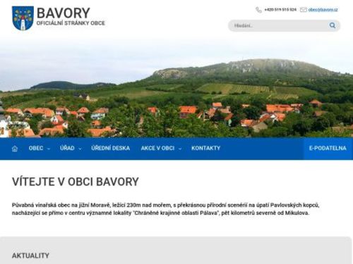 Obecní úřad Bavory