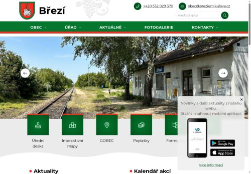 Zobrazit webové stránky Obecní úřad Březí