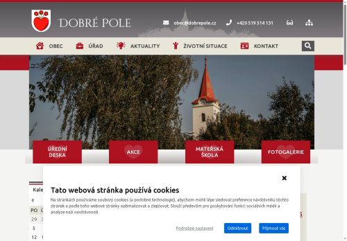 Zobrazit webové stránky Obecní úřad Dobré Pole