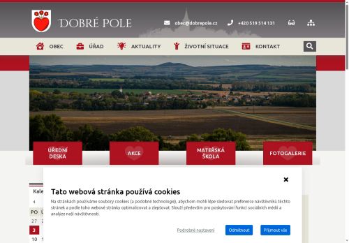 Zobrazit webové stránky Obecní úřad Dobré Pole