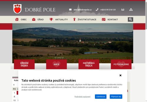 Zobrazit webové stránky Obecní úřad Dobré Pole