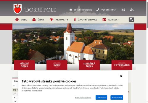 Zobrazit webové stránky Obecní úřad Dobré Pole