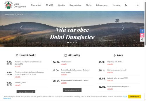 Zobrazit webové stránky Obecní úřad Dolní Dunajovice