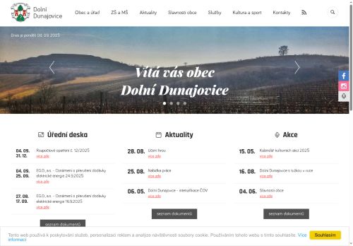Zobrazit webové stránky Obecní úřad Dolní Dunajovice