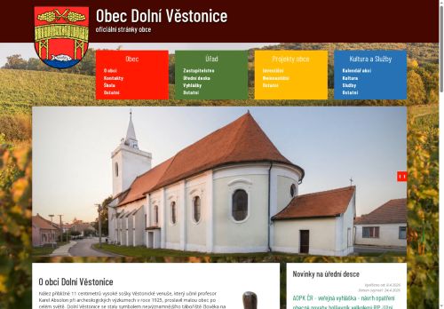 Zobrazit webové stránky Obecní úřad Dolní Věstonice