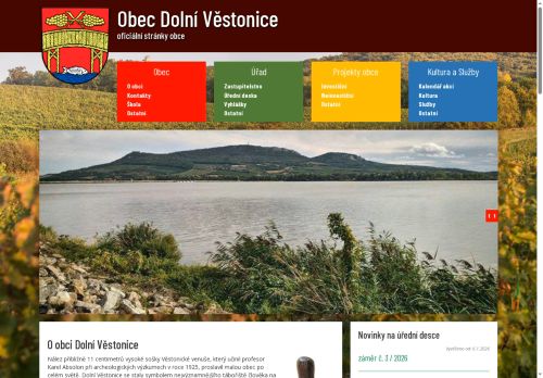 Zobrazit webové stránky Obecní úřad Dolní Věstonice