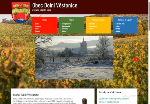 Zobrazit webové stránky Obecní úřad Dolní Věstonice