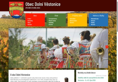 Zobrazit webové stránky Obecní úřad Dolní Věstonice