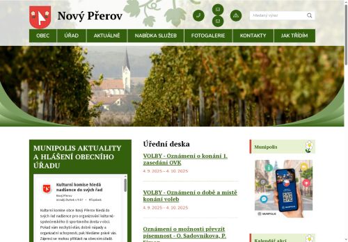 Zobrazit webové stránky Obecní úřad Nový Přerov