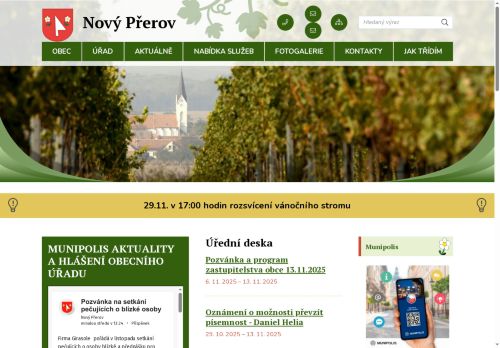 Zobrazit webové stránky Obecní úřad Nový Přerov