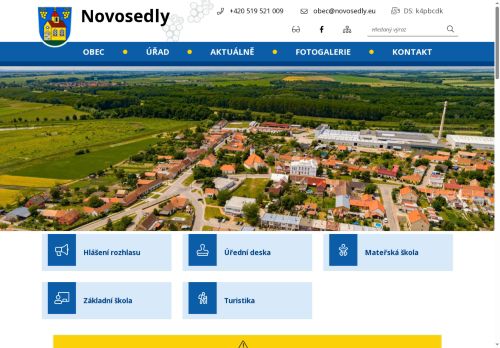 Zobrazit webové stránky Obecní úřad Novosedly