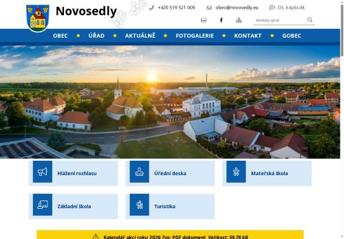 Zobrazit webové stránky Obecní úřad Novosedly