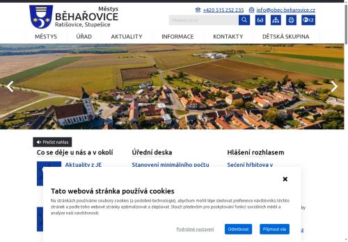 Zobrazit webové stránky Úřad městyse Běhařovice