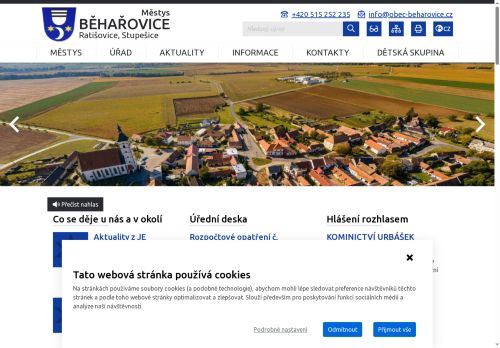 Zobrazit webové stránky Úřad městyse Běhařovice