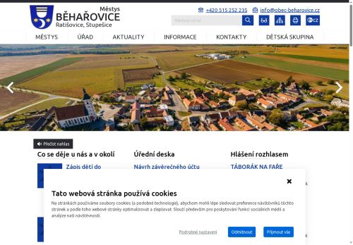 Zobrazit webové stránky Úřad městyse Běhařovice