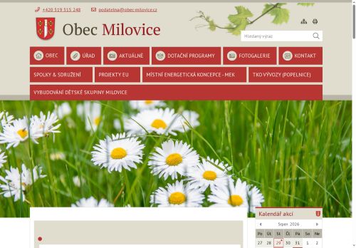 Zobrazit webové stránky Obecní úřad Milovice