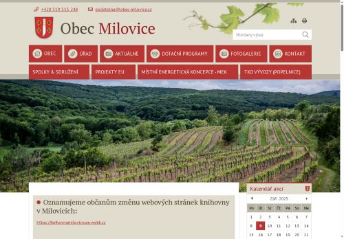 Zobrazit webové stránky Obecní úřad Milovice