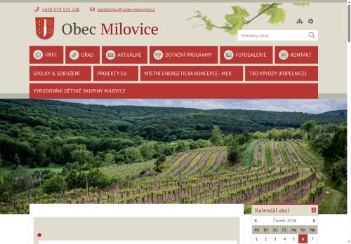 Zobrazit webové stránky Obecní úřad Milovice