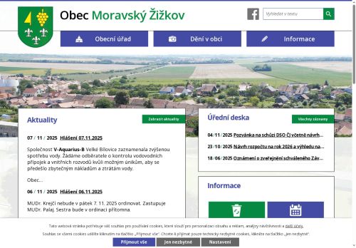 Zobrazit webové stránky Obecní úřad Moravský Žižkov