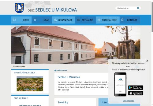 Zobrazit webové stránky Obecní úřad Sedlec