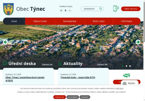 Zobrazit webové stránky Obecní úřad Týnec