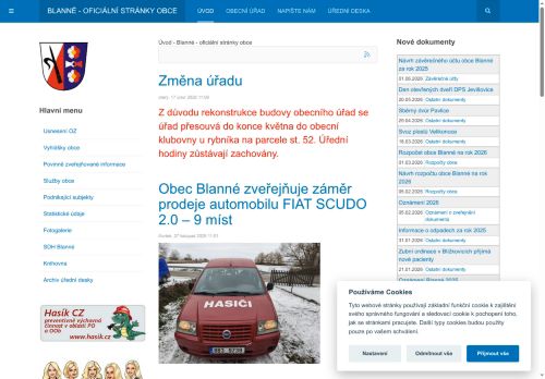 Zobrazit webové stránky Obecní úřad Blanné