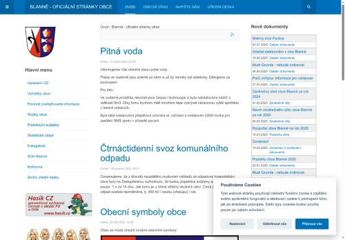 Zobrazit webové stránky Obecní úřad Blanné