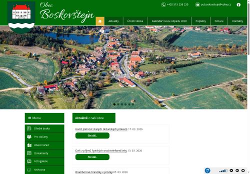 Zobrazit webové stránky Obecní úřad Boskovštejn