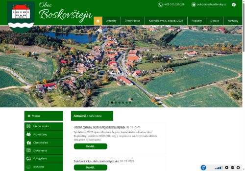 Zobrazit webové stránky Obecní úřad Boskovštejn