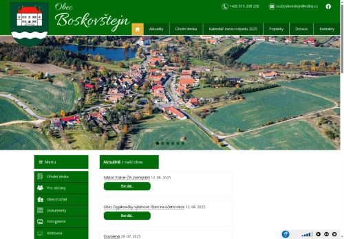 Zobrazit webové stránky Obecní úřad Boskovštejn